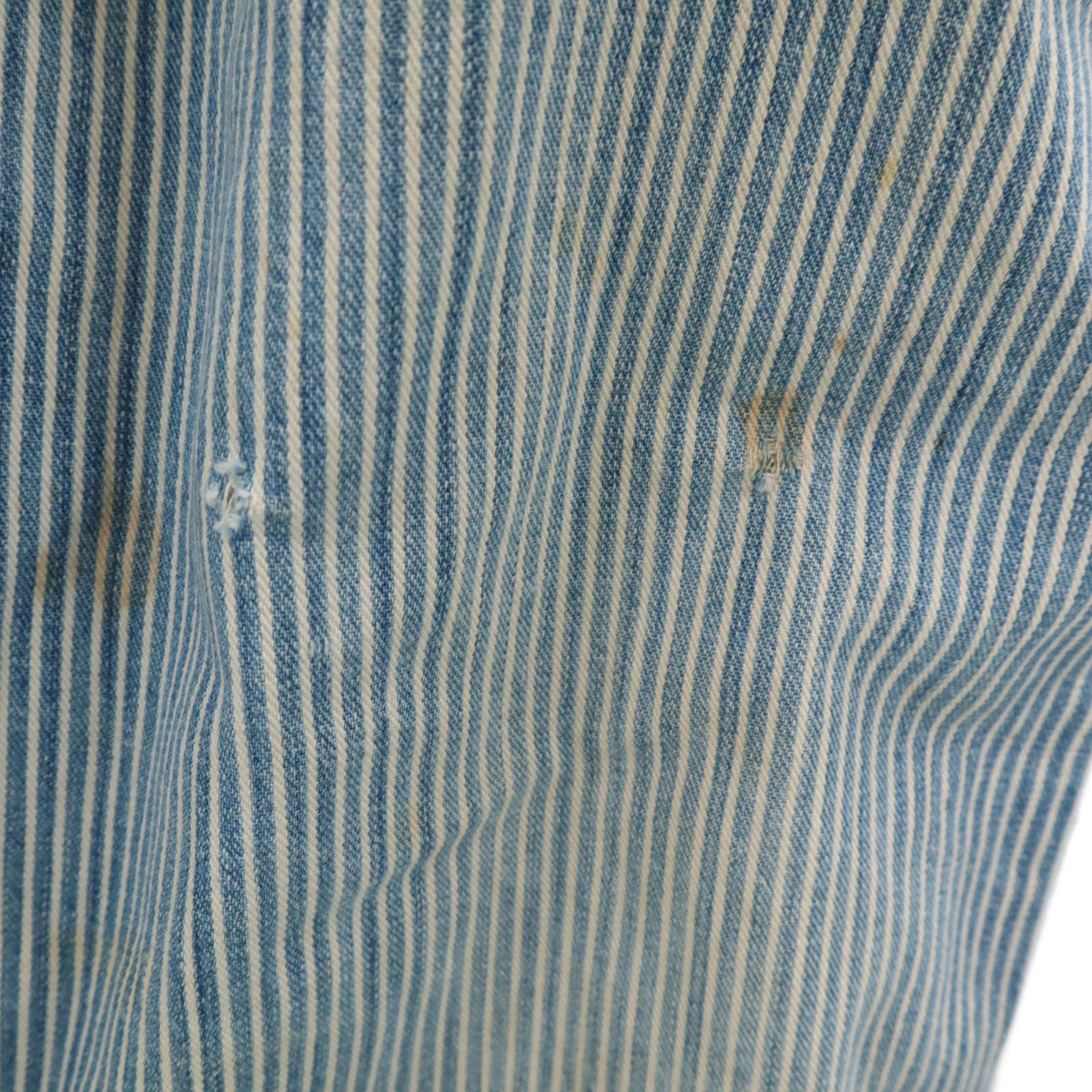 BIG BEN ビッグベン 80s USA製 ヴィンテージ ヒッコリー オーバーオール W34 ネイビー系 BY WRANGLER メンズ