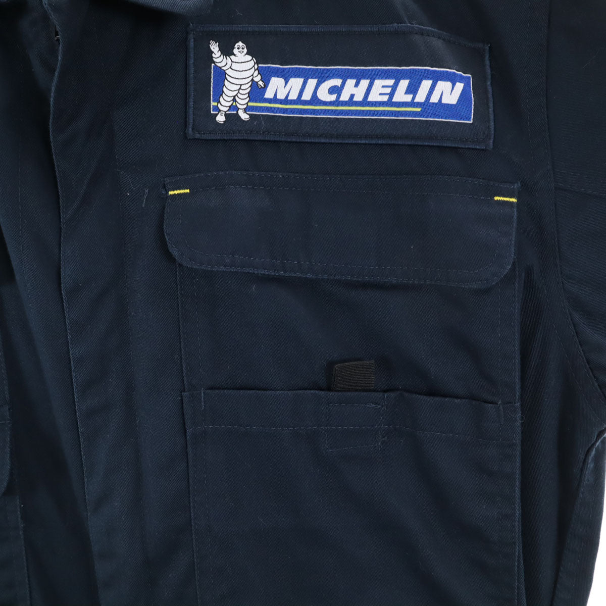 MICHELIN ミシュラン 長袖 ジャンプスーツ つなぎ M ネイビー オールインワン メンズ