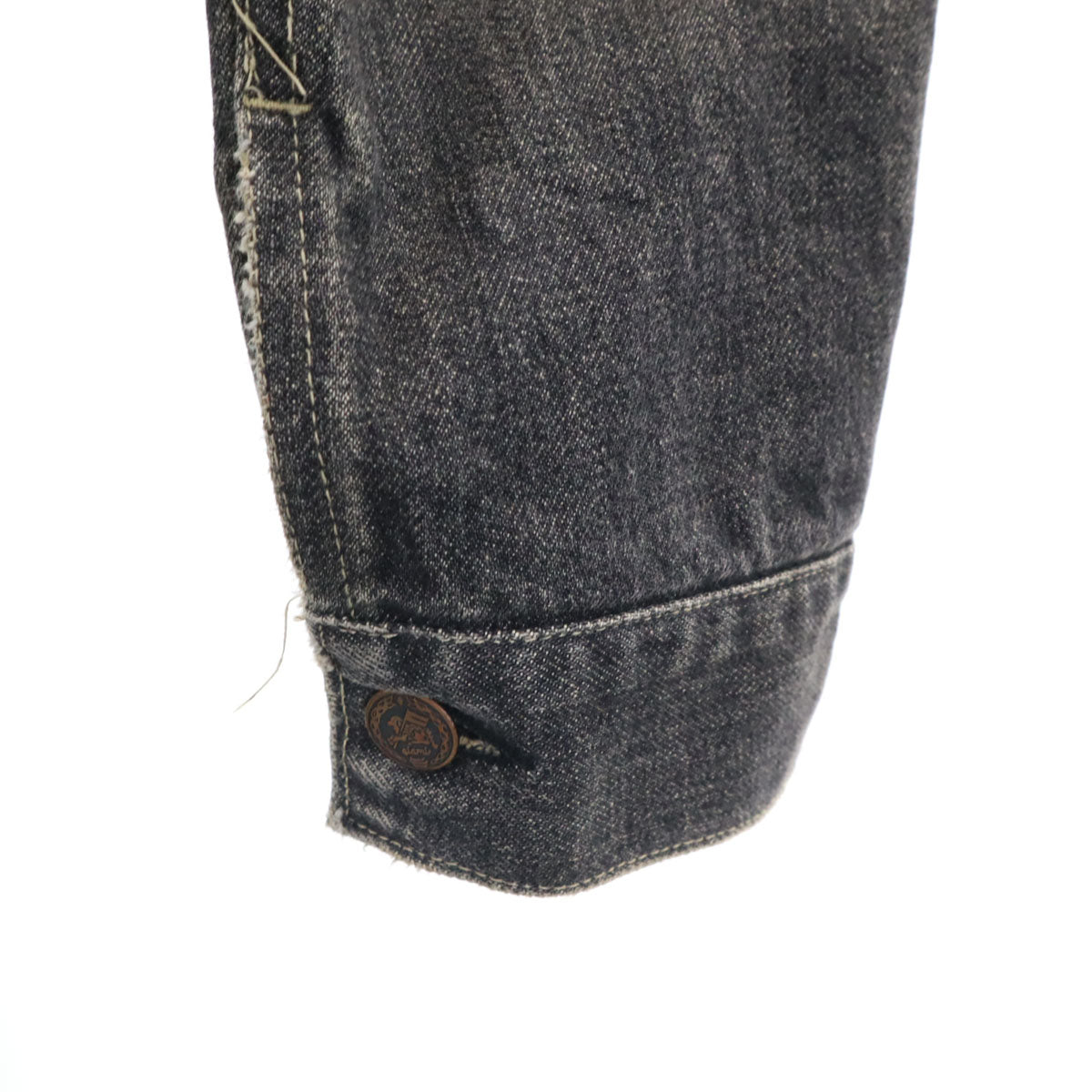 glamb グラム 長袖 ヴィンテージ加工 デニム ワークオールインワン つなぎ 2 グレー メンズ