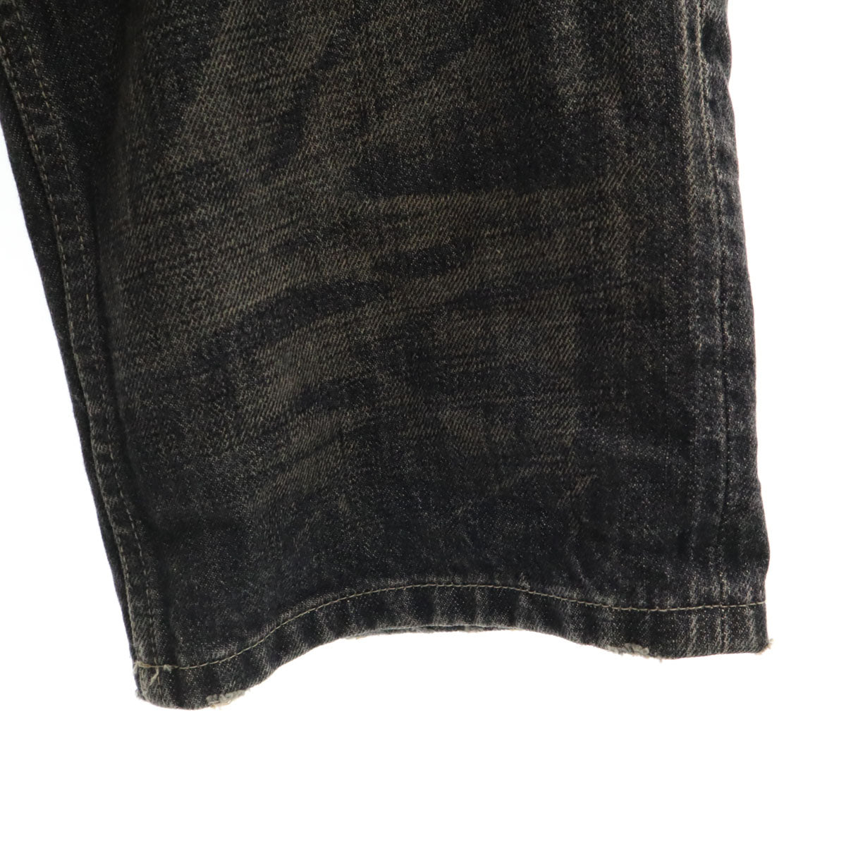 glamb グラム 長袖 ヴィンテージ加工 デニム ワークオールインワン つなぎ 2 グレー メンズ