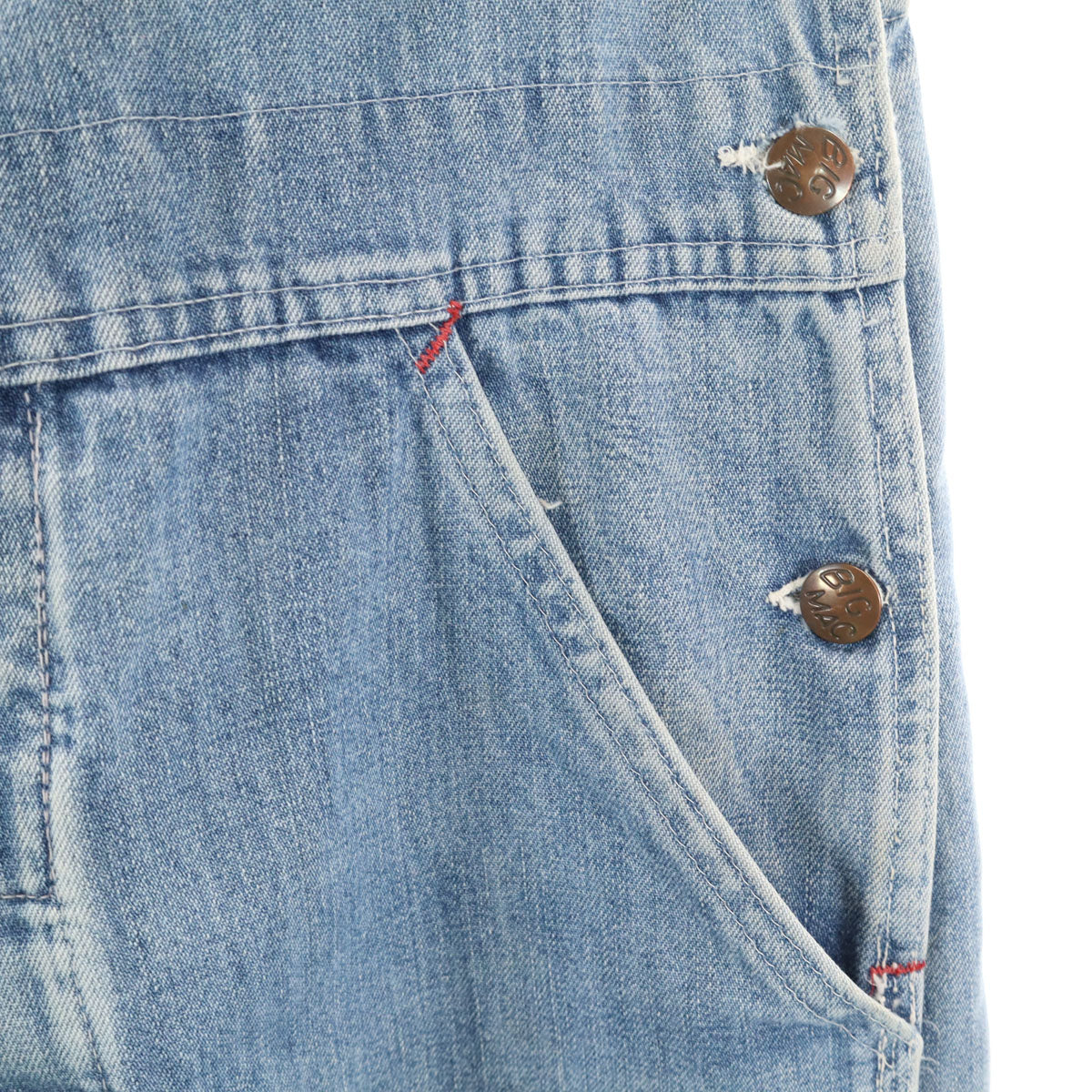 BIG MAC ビッグマック 80s ヴィンテージ デニム オーバーオール ブルー系 メンズ