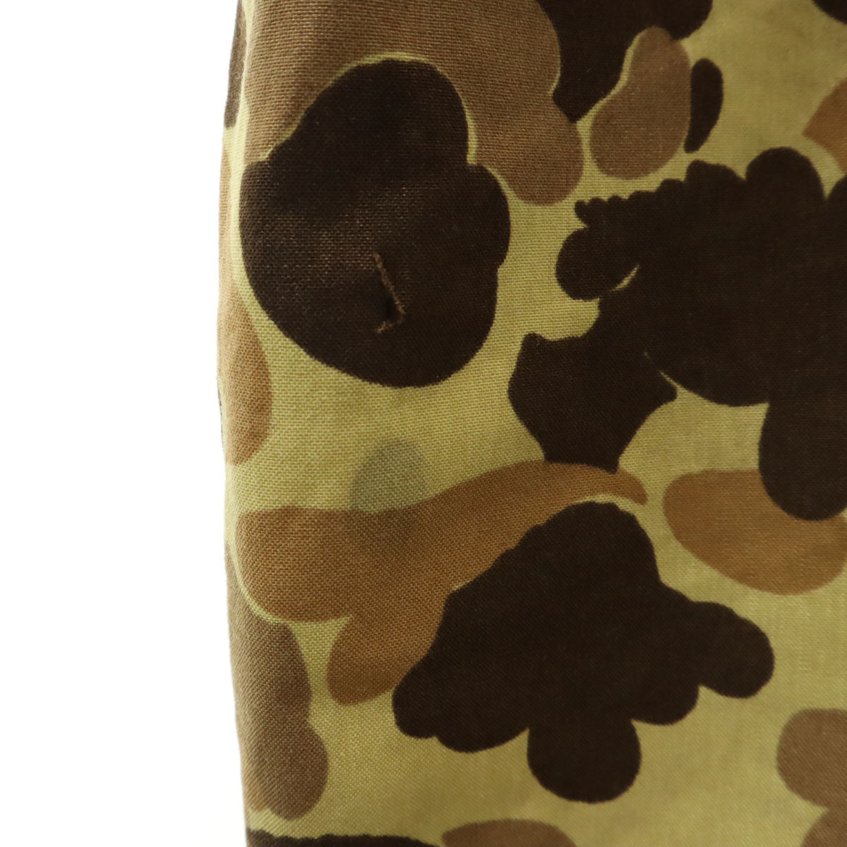 CABELA'S カベラス 80s 90s USA製 オールド 総柄 オーバーオール XL イエロー系 アウトドア メンズ