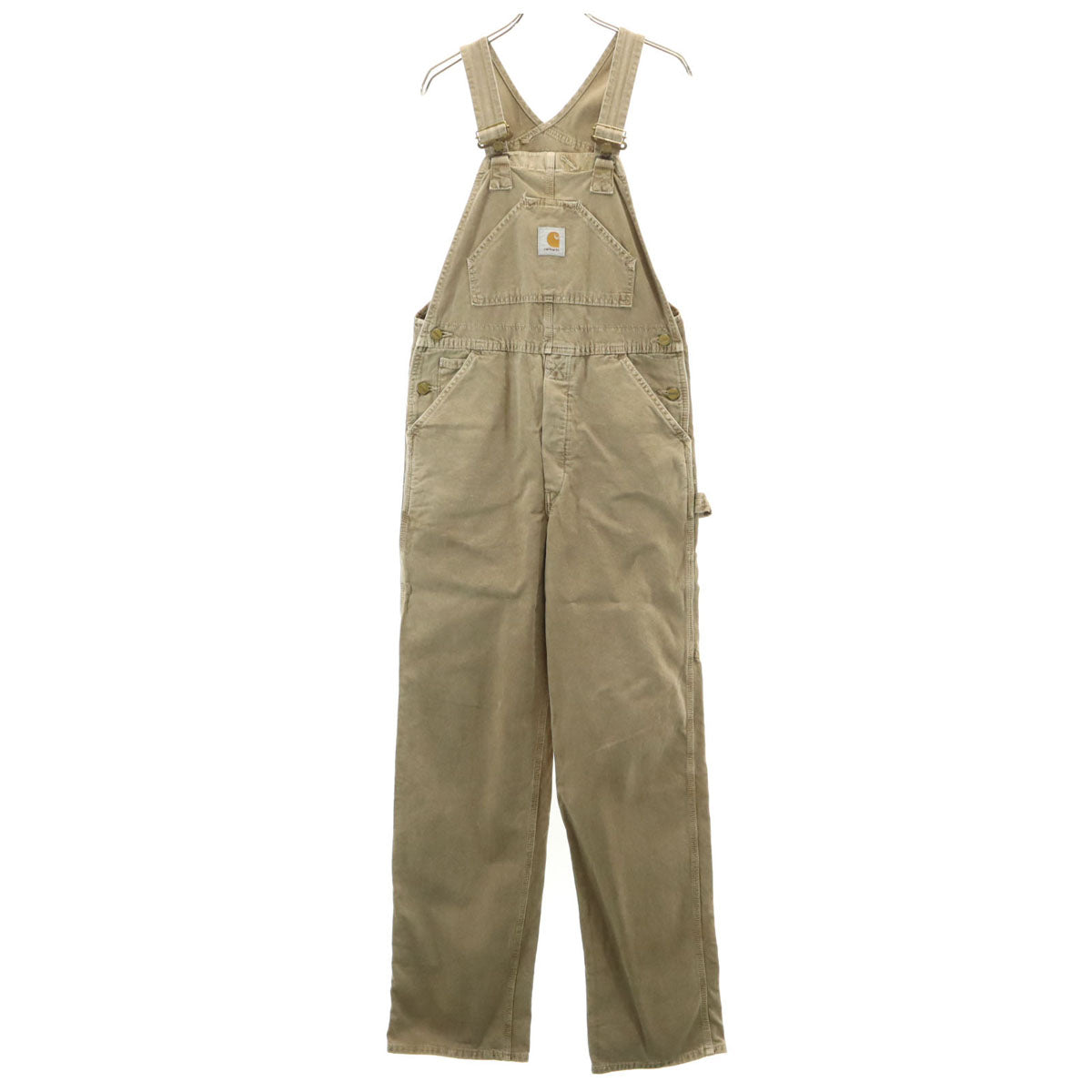 Carhartt カーハート 日本製 オーバーオール w30 グレージュ系 メンズ
