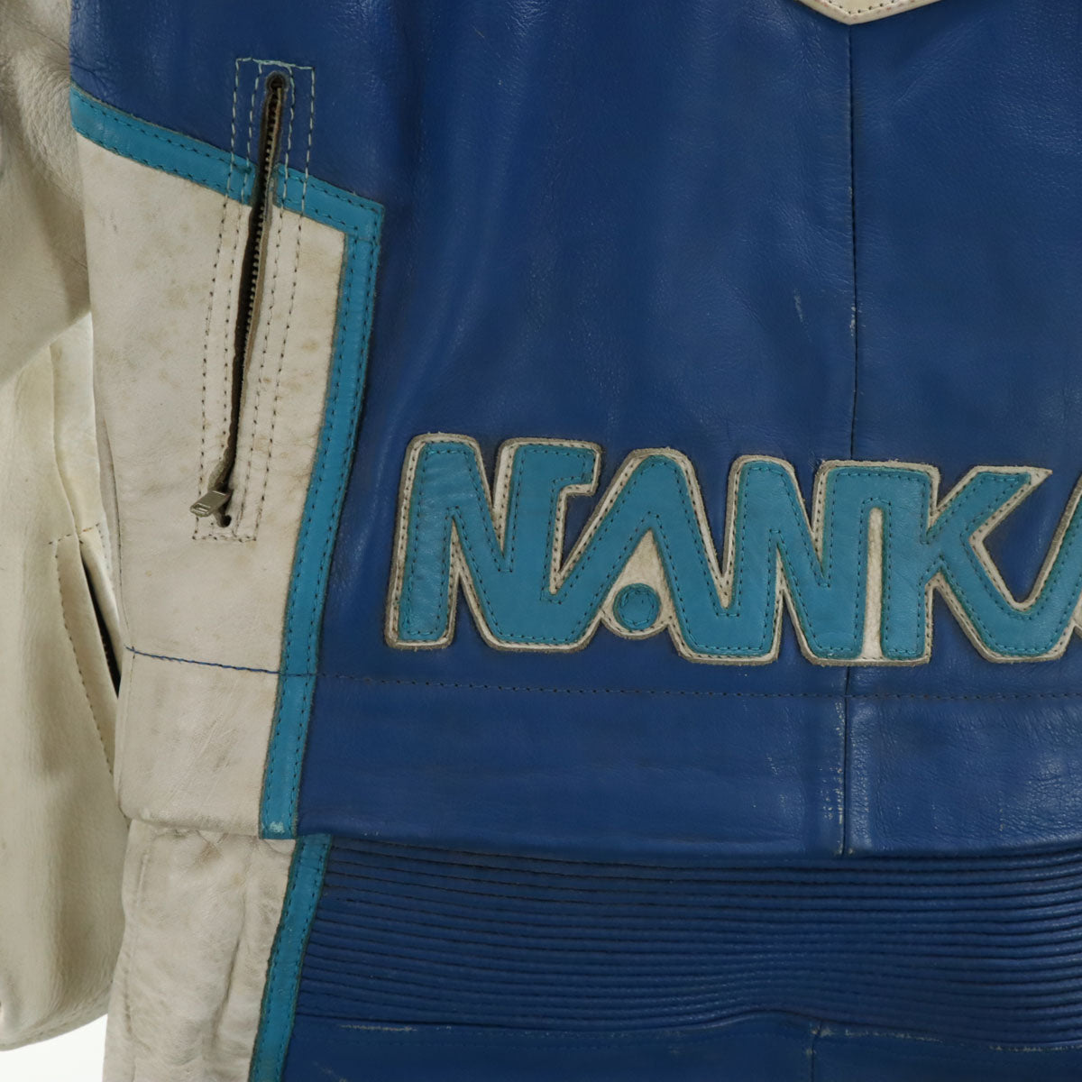 Top Rider トップライダー レーシング レザー つなぎ L ブルー系 メンズ