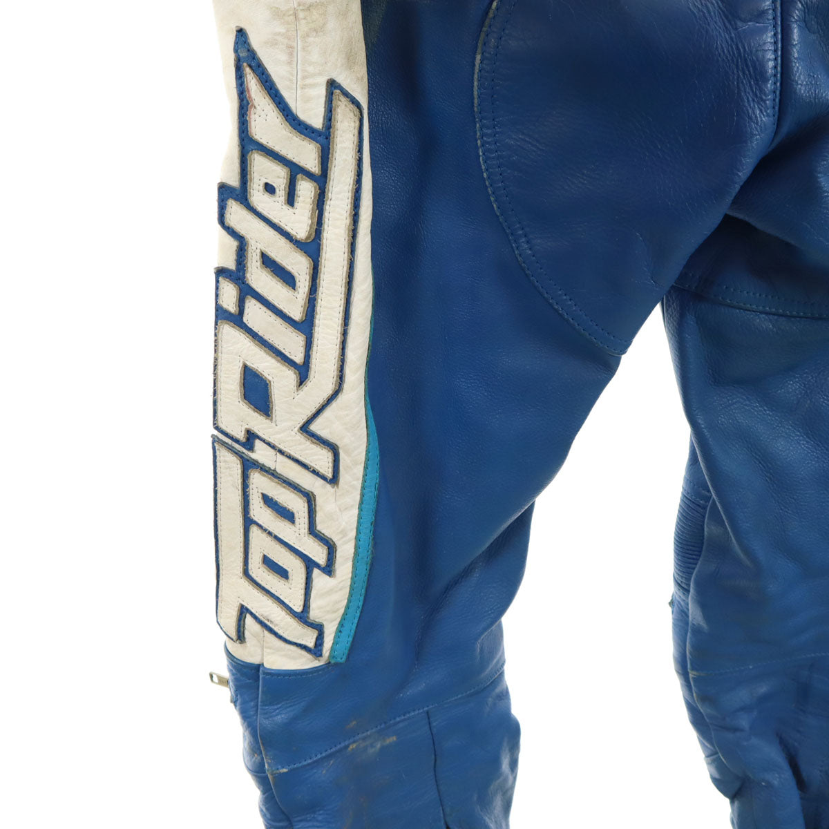 Top Rider トップライダー レーシング レザー つなぎ L ブルー系 メンズ