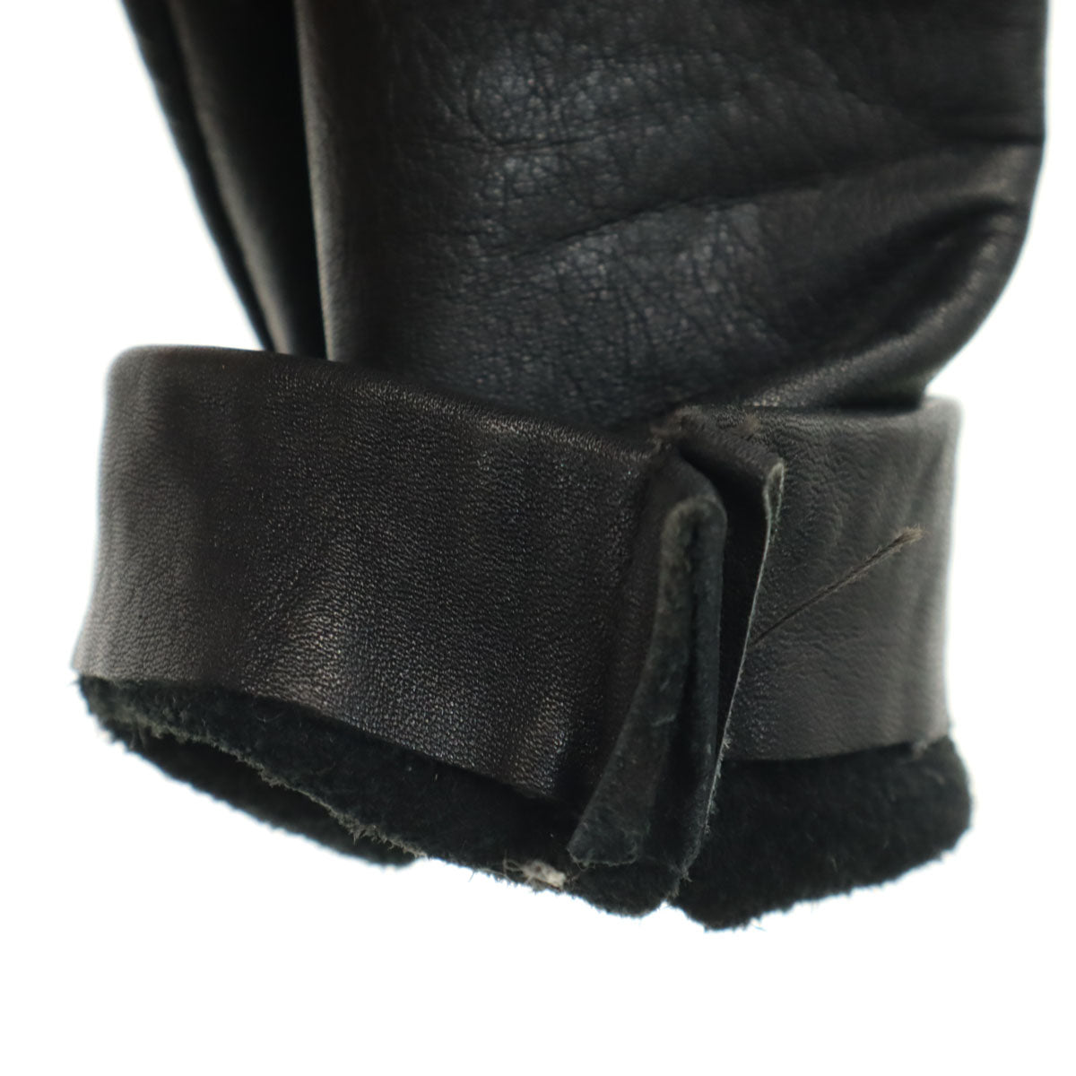 本革レザー オーバーオール 40 ブラック レディース