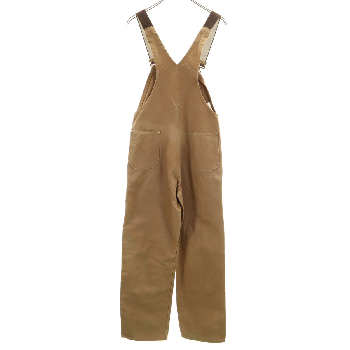 Carhartt カーハート ダック ダブルニー オーバーオール ベージュ ワーク レディース