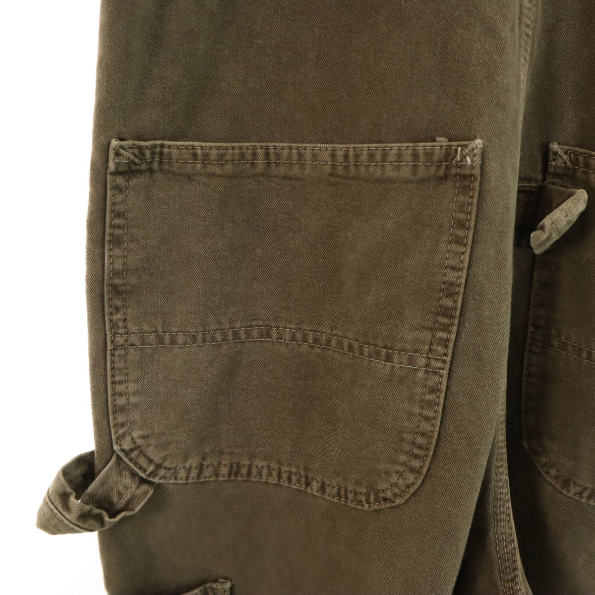 Carhartt カーハート 日本製 オーバーオール W28 カーキ系 レディース