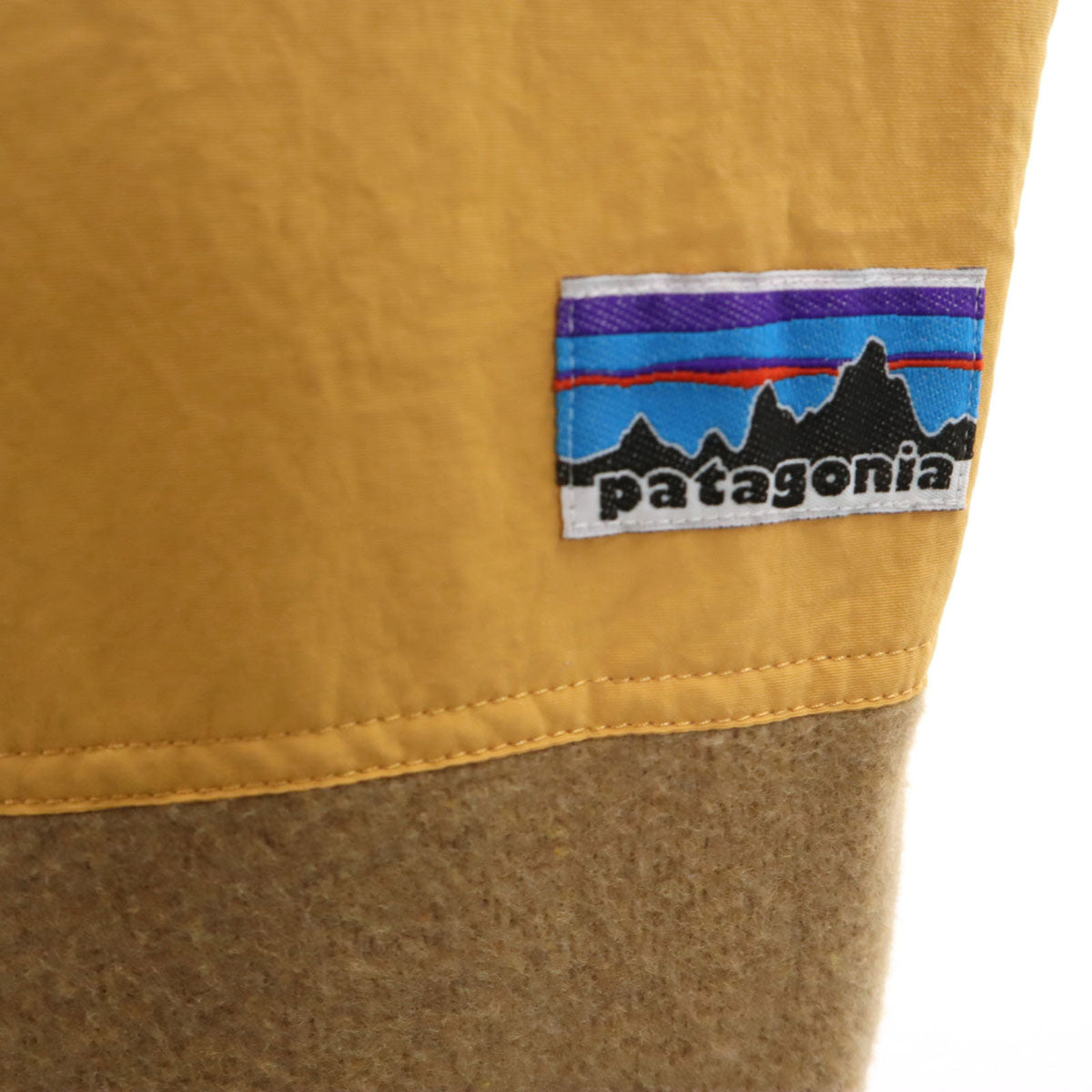 美品 patagonia パタゴニア ナチュラル ブレンド ビブ フリース オーバーオール M ベージュブラウン 21740FA23 アウトドア ユニセックス メンズ