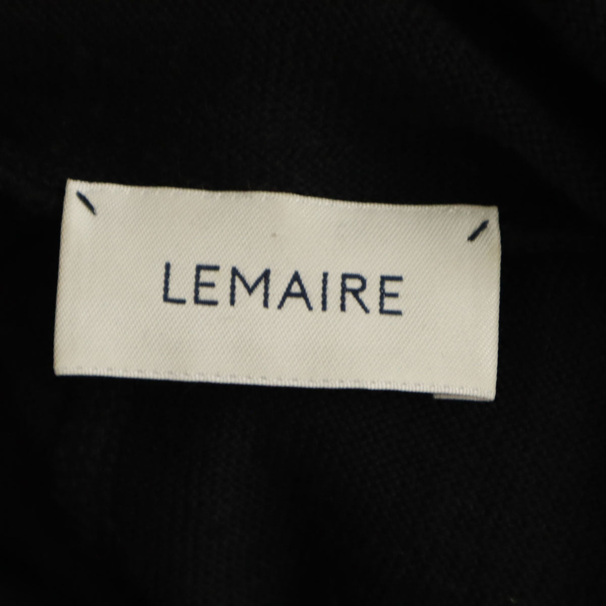 LEMAIRE ルメール イタリア製 長袖 ニット オールインワン XS ブラック つなぎ レディース