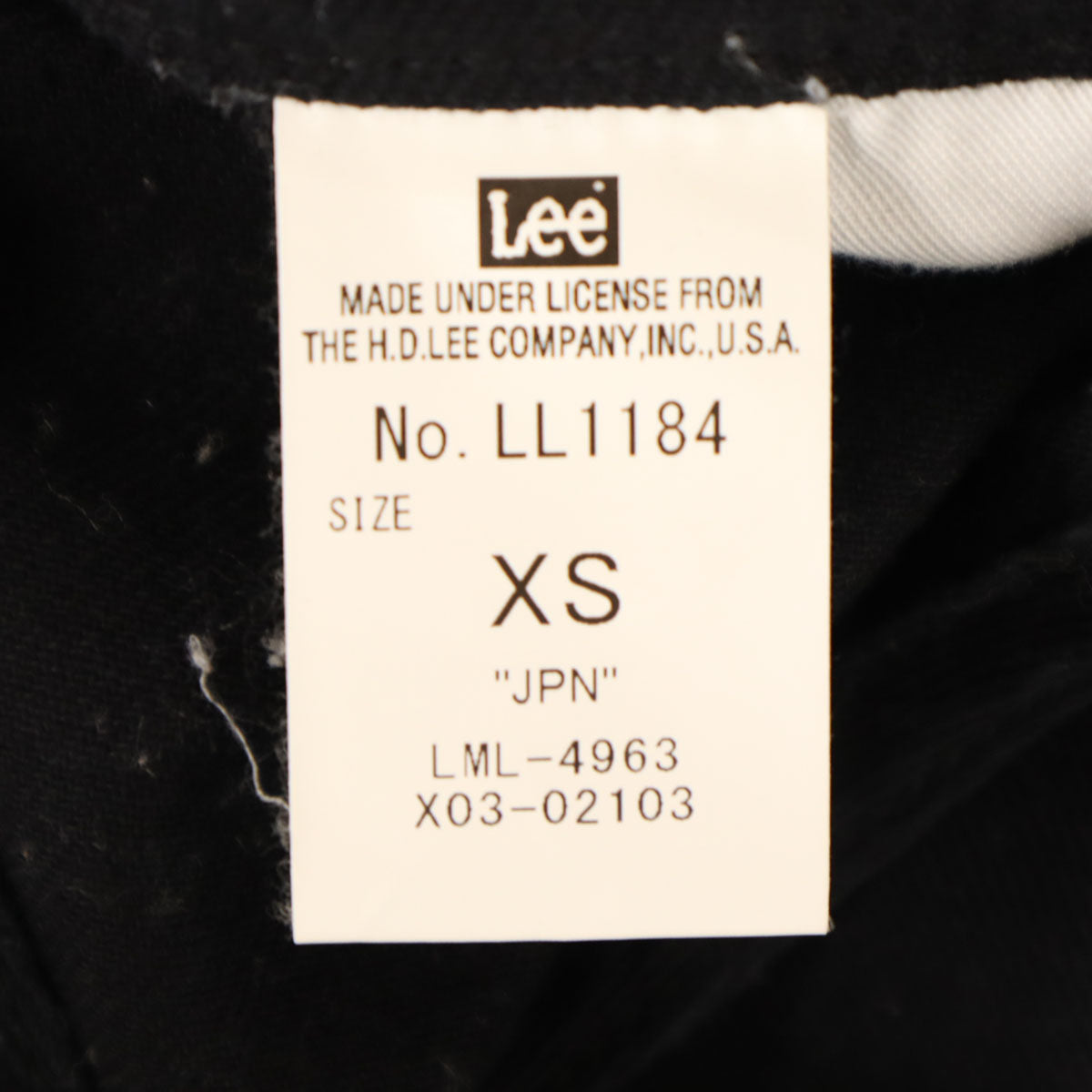 Lee リー オーバーオール XS ブラック ユニセックス メンズ
