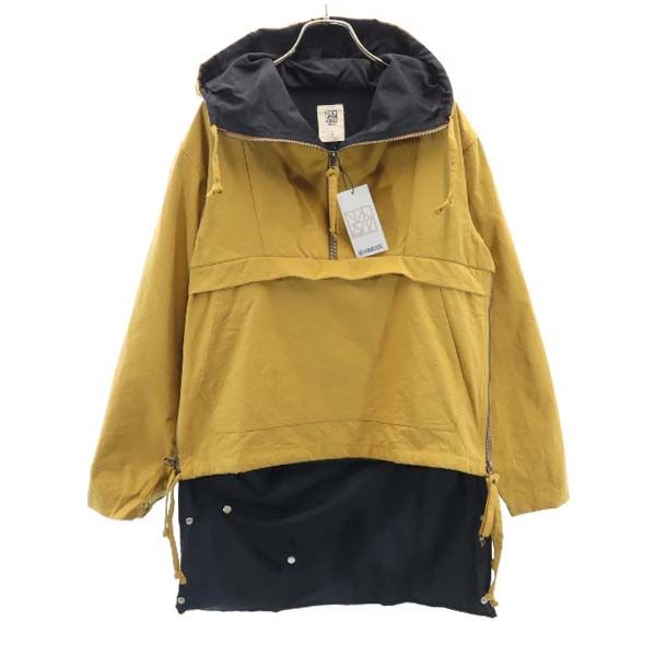 未使用 VAST222 バースト222 16AW 日本製 サイドジップ アノラックパーカー 1 キャメル プルオーバー メンズ