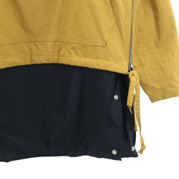 未使用 バースト222 16AW 日本製 サイドジップ アノラックパーカー 1 キャメル VAST222 プルオーバー メンズ