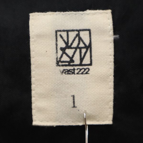 未使用 VAST222 バースト222 16AW 日本製 サイドジップ アノラックパーカー 1 キャメル プルオーバー メンズ