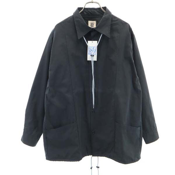 未使用 バースト222 18AW 日本製 長袖 ポーラー シャツ 2 ブラック VAST222 メンズ