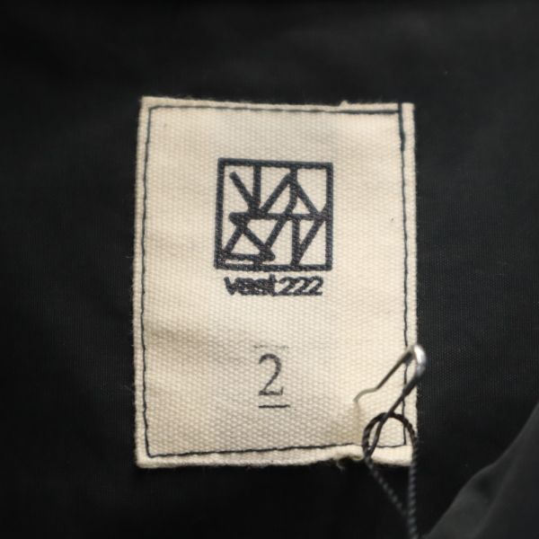 未使用 バースト222 18AW 日本製 長袖 ポーラー シャツ 2 ブラック VAST222 メンズ