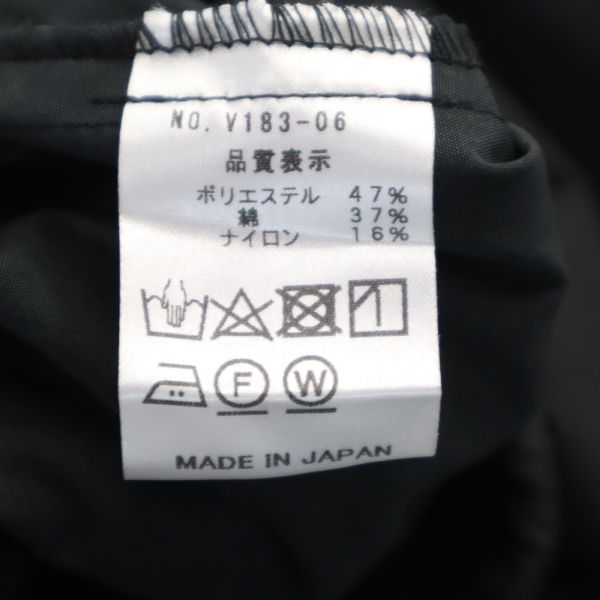 未使用 VAST222 バースト222 18AW 日本製 長袖 ポーラー シャツ 2 ブラック メンズ