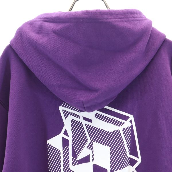 未使用 バースト222 18AW 日本製 長袖 スウェットパーカー 2 紫 VAST222 メンズ