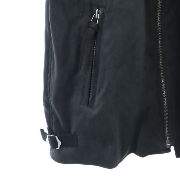 未使用 バースト222 19AW 日本製 スエード ライダースジャケット 2 ブラック VAST222 メンズ