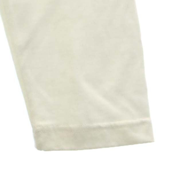 未使用 バースト222 18ss 日本製 プリント 長袖 スウェット トレーナー 3 ホワイト VAST222 メンズ