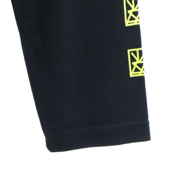 未使用 バースト222 18ss 日本製 スリーブプリント 長袖 スウェット トレーナー 2 ブラック VAST222 メンズ