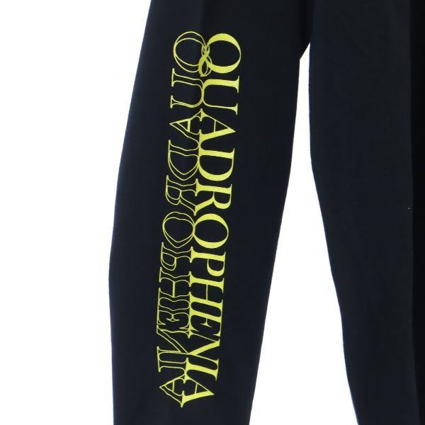 未使用 バースト222 18ss 日本製 スリーブプリント 長袖 スウェット トレーナー 2 ブラック VAST222 メンズ