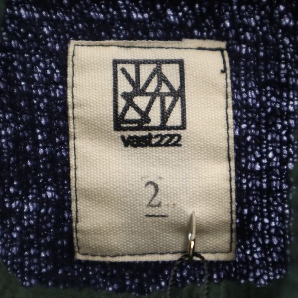 未使用 VAST222 バースト222 18ss 日本製 長袖 シャギー タートルネック ニット 2 ネイビー セーター メンズ