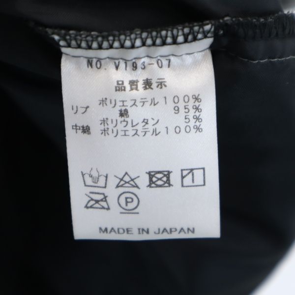 未使用 VAST222 バースト222 19AW 日本製 中綿ジャケット 1 ブラック プルオーバー メンズ