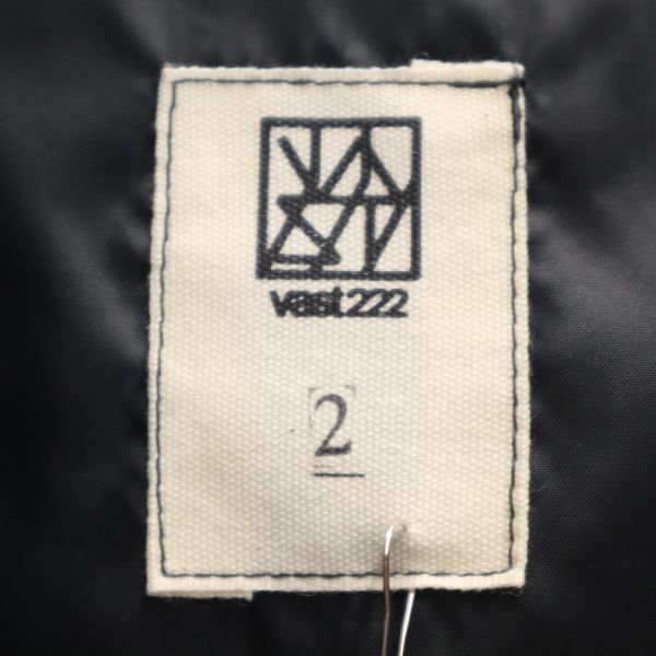 未使用 VAST222 バースト222 18AW 日本製 サイドジップ アノラックパーカー 2 赤 メンズ