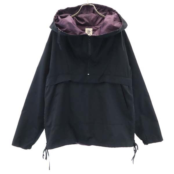 未使用 VAST222 バースト222 18AW 日本製 サイドジップ アノラックパーカー 2 黒 メンズ