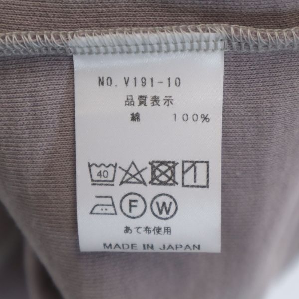 未使用 バースト222 19ss 日本製 バイカラー 半袖 Tシャツ 2 マスタード×グレー VAST222 メンズ