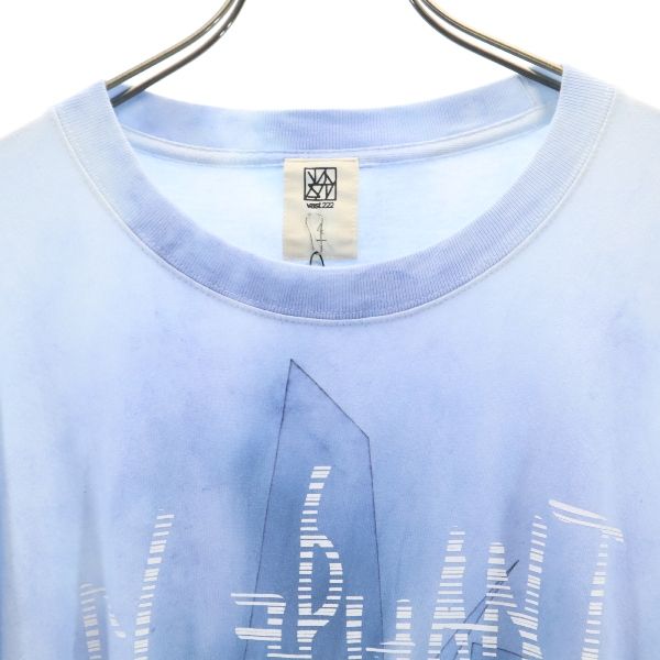 未使用 バースト222 18ss 日本製 ELEPHANT 半袖 Tシャツ 4 ブルー系 VAST222 エレファント メンズ