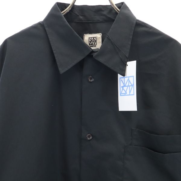 未使用 バースト222 20ss プリント 長袖 シャツ 2 ブラック VAST222 ラバーソウル メンズ