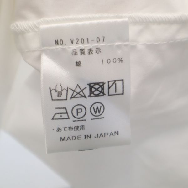 未使用 バースト222 20ss プリント 長袖 シャツ 2 ホワイト VAST222 ラバーソウル メンズ