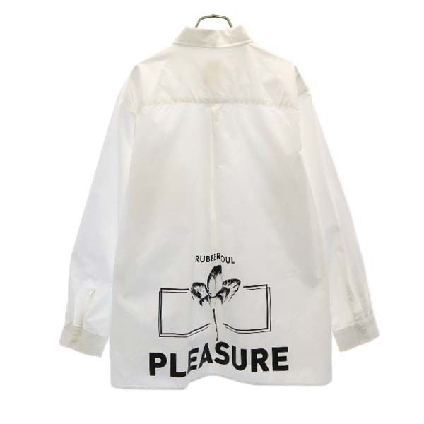 未使用 バースト222 20ss プリント 長袖 シャツ 2 ホワイト VAST222 ラバーソウル メンズ