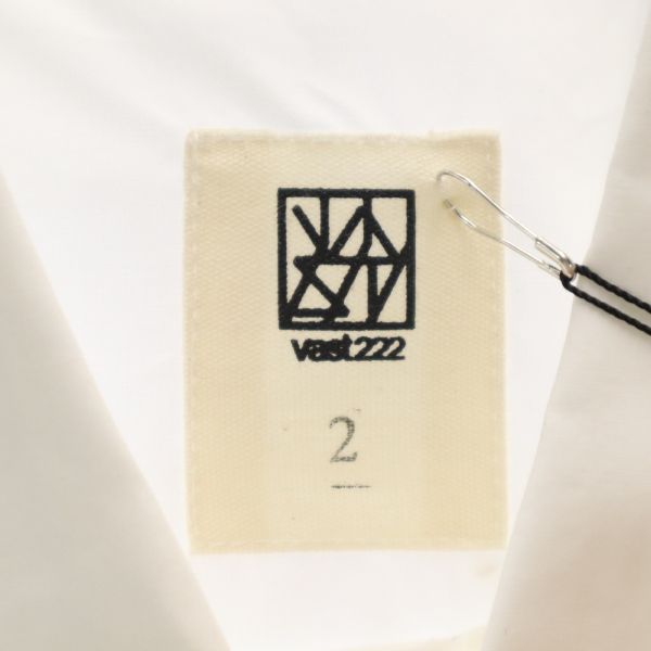 未使用 バースト222 20ss プリント 長袖 シャツ 2 ホワイト VAST222 ラバーソウル メンズ