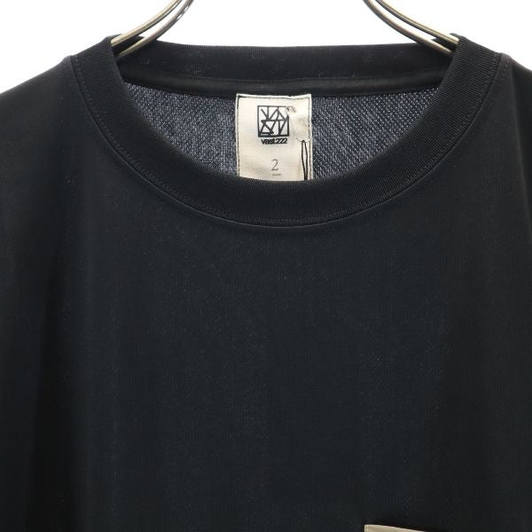未使用 VAST222 バースト222 20ss 半袖 ポケット付 Tシャツ 2 ブラック ポリシャツ メンズ