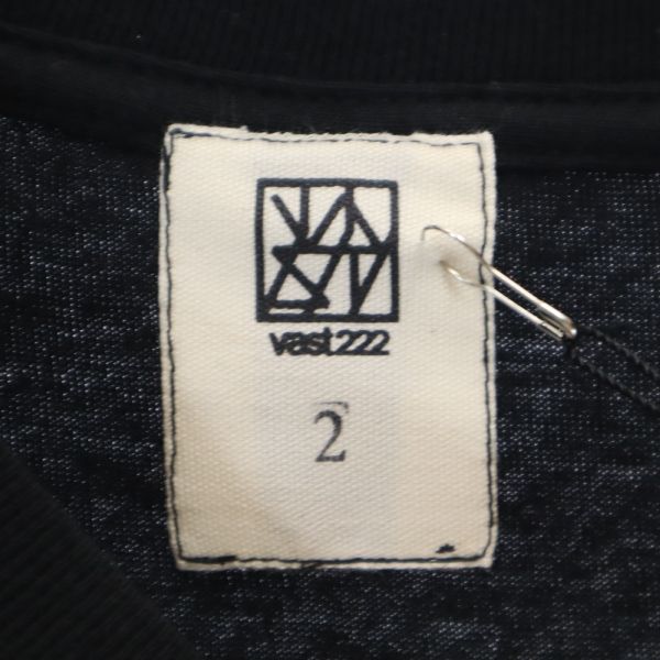 未使用 バースト222 20ss FIRE プリント 半袖 Tシャツ 2 ブラック VAST222 ラバーソウル メンズ
