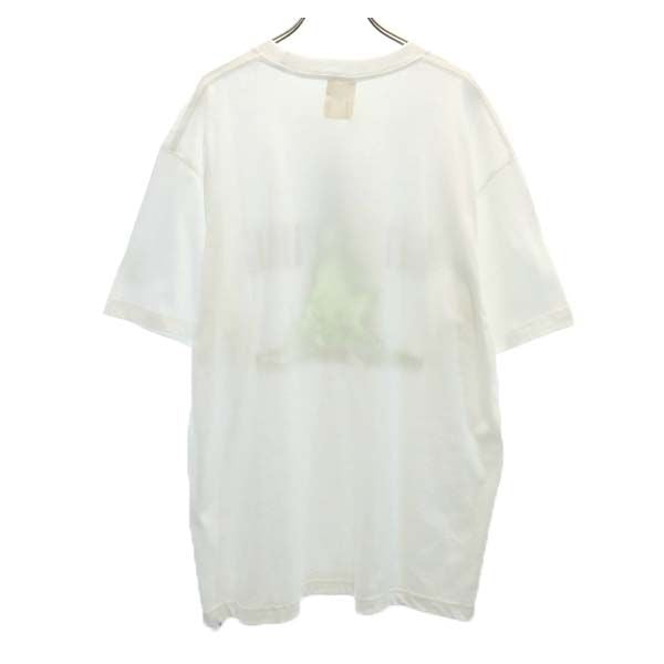 未使用 バースト222 20ss FIRE プリント 半袖 Tシャツ 3 ホワイト VAST222 ラバーソウル メンズ