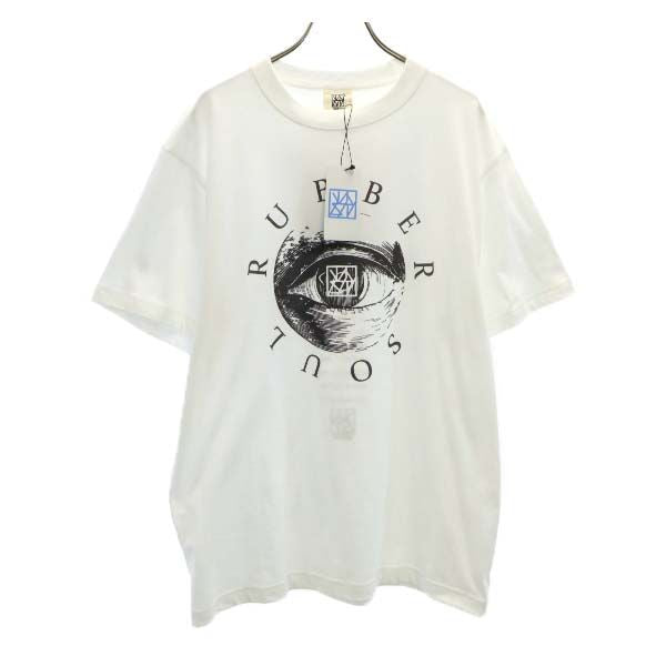 未使用 VAST222 バースト222 20ss NOWHERE プリント 半袖 Tシャツ 2 ホワイト ラバーソウル メンズ