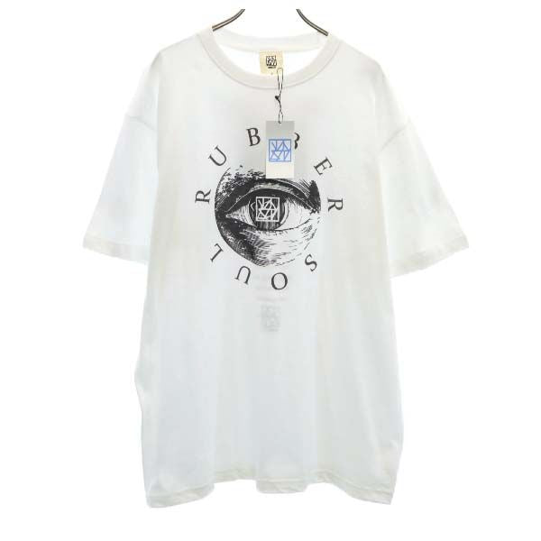 未使用 VAST222 バースト222 20ss NOWHERE プリント 半袖 Tシャツ 3 ホワイト ラバーソウル メンズ