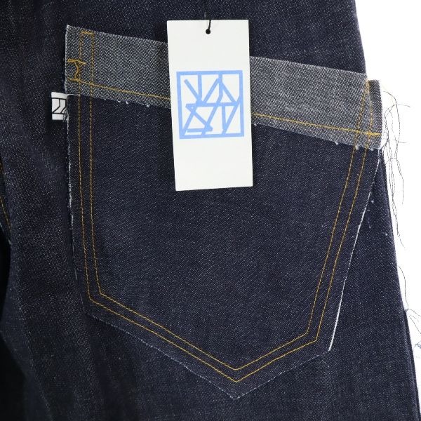 新品 VAST222 バースト222 19ss リジット 生デニム テーパードデニムパンツ 1 ジーパン メンズ