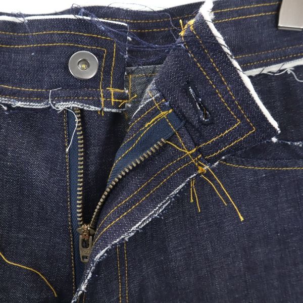 新品 VAST222 バースト222 19ss リジット 生デニム テーパードデニムパンツ 1 ジーパン メンズ