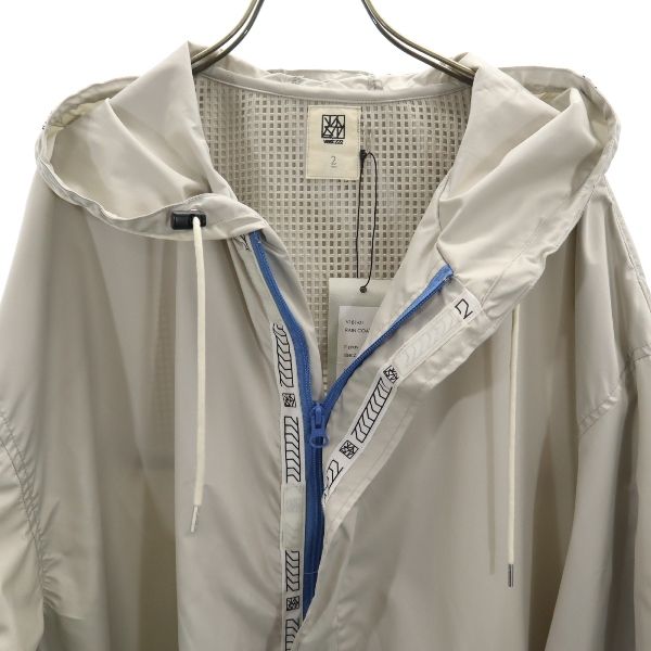 新品 VAST222 バースト222 18ss V181-01 RAIN COAT 日本製 レインコート 2 it.gray フード グレー メンズ
