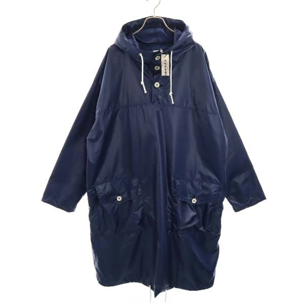 新品 VAST222 バースト222 18AW V189-21 SNOW PARKA 日本製 スノーパーカー コート 2 紺 フード メンズ