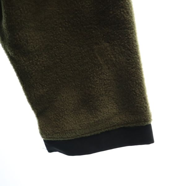 新品 VAST222 バースト222 18AW V183-08 FLEECE LONG JK 日本製 フリース ロング ジャケット 2 khaki ノーカラー カーキ メンズ
