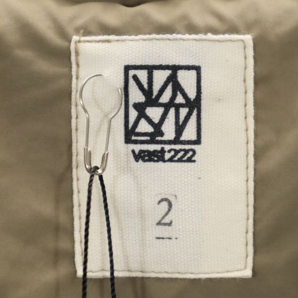 新品 バースト222 20ss V201-08 LONG COAT 日本製 ロング チェスターコート 2 beige VAST222 ベージュ メンズ