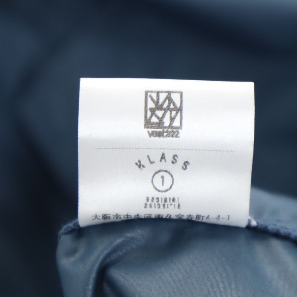 新品 VAST222 バースト222 20ss V201-08 LONG COAT 日本製 ロング チェスターコート 2 navy ネイビー メンズ